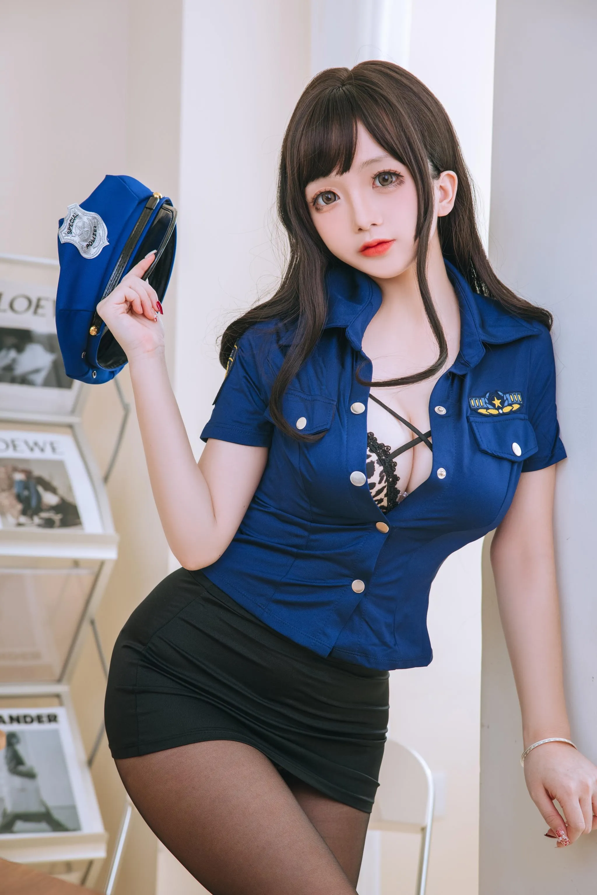 日奈娇 – NO.37 豹纹女警 [80P]插图9